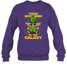 Baby Yoda Best Irish In The Galaxy Sweatshirt - kambletee