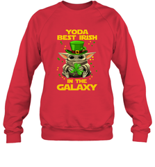 Baby Yoda Best Irish In The Galaxy Sweatshirt - kambletee