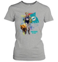 Harley Quinn Miami Dolphins Of Prey Women's T-Shirt - kambletee