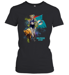 Harley Quinn Miami Dolphins Of Prey Women's T-Shirt - kambletee