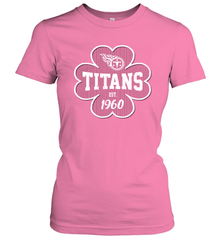 Patrick's Day Shamrock For Tennessee Titans Fans Women's T-Shirt - kambletee