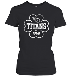 Patrick's Day Shamrock For Tennessee Titans Fans Women's T-Shirt - kambletee