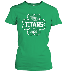 Patrick's Day Shamrock For Tennessee Titans Fans Women's T-Shirt - kambletee