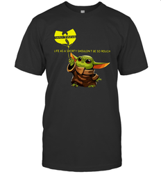 Star Wars Baby Yoda holding Wu Tang Men's T-Shirt - kambletee