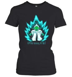 Star Wars Dragon Ball Z Yoda over 9000 It is Women's T-Shirt - kambletee