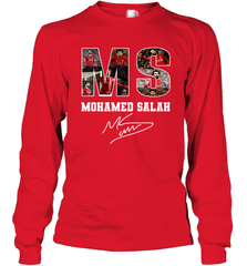MS Mohamed Salah signature Long Sleeve T-Shirt - kambletee