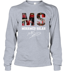 MS Mohamed Salah signature Long Sleeve T-Shirt - kambletee
