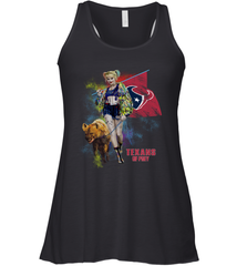 Harley Quinn Houston Texans Of Prey Racerback Tank - kambletee