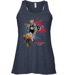 Harley Quinn Houston Texans Of Prey Racerback Tank - kambletee