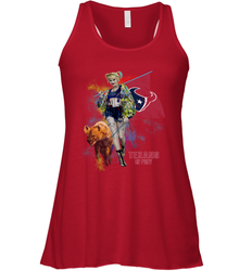 Harley Quinn Houston Texans Of Prey Racerback Tank - kambletee