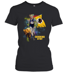 Harley Quinn Washington Redskins Of Prey Women's T-Shirt - kambletee