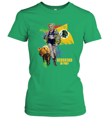Harley Quinn Washington Redskins Of Prey Women's T-Shirt - kambletee