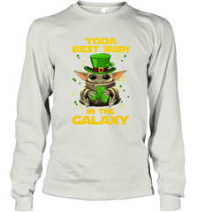 Baby Yoda Best Irish In The Galaxy Long Sleeve T-Shirt - kambletee