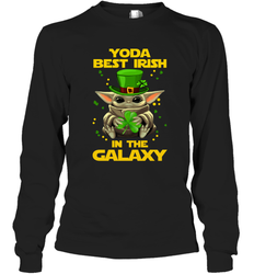 Baby Yoda Best Irish In The Galaxy Long Sleeve T-Shirt - kambletee