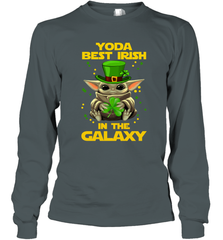 Baby Yoda Best Irish In The Galaxy Long Sleeve T-Shirt - kambletee