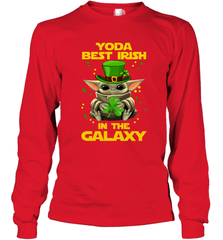 Baby Yoda Best Irish In The Galaxy Long Sleeve T-Shirt - kambletee