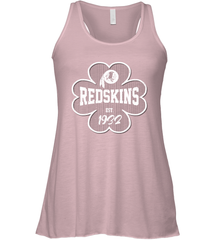 Patrick's Day Shamrock For Washington Redskins Fans Racerback Tank - kambletee