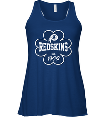 Patrick's Day Shamrock For Washington Redskins Fans Racerback Tank - kambletee
