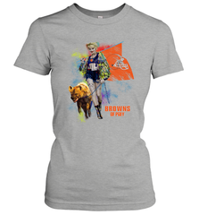 Harley Quinn Cleveland Browns Of Prey Women's T-Shirt - kambletee
