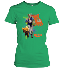 Harley Quinn Cleveland Browns Of Prey Women's T-Shirt - kambletee