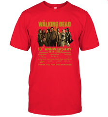 The Walking Dead 10th anniversary 2010 2020 Men's T-Shirt - kambletee