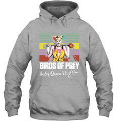 Birds of Prey Harley Quinn signature vintage Hoodie - kambletee