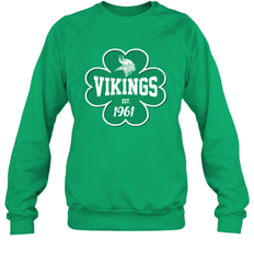 Patrick's Day Shamrock For Minnesota Vikings Fans Sweatshirt - kambletee