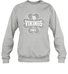 Patrick's Day Shamrock For Minnesota Vikings Fans Sweatshirt - kambletee
