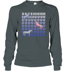 Horse ssss hhhh uuu nnnn Long Sleeve T-Shirt - kambletee