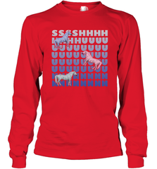 Horse ssss hhhh uuu nnnn Long Sleeve T-Shirt - kambletee