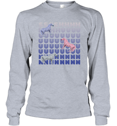 Horse ssss hhhh uuu nnnn Long Sleeve T-Shirt - kambletee