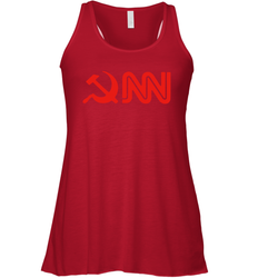 CNN Fake News Racerback Tank - kambletee