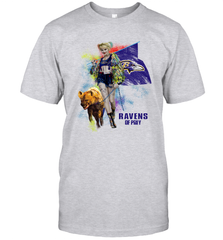 Harley Quinn Baltimore Ravens Of Prey Men's T-Shirt - kambletee
