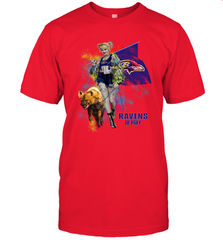 Harley Quinn Baltimore Ravens Of Prey Men's T-Shirt - kambletee