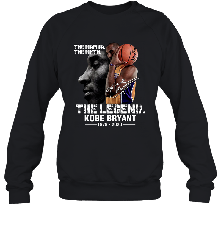 The Mamba The Myth The Legend Kobe Bryant 1987 2020 Sweatshirt - kambletee