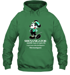 Mickey St Patricks day Shenanigator define Hoodie - kambletee