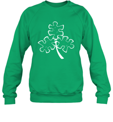 Autism shamrock St Patrick's day Sweatshirt - kambletee
