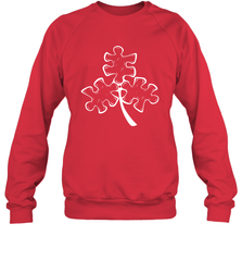 Autism shamrock St Patrick's day Sweatshirt - kambletee