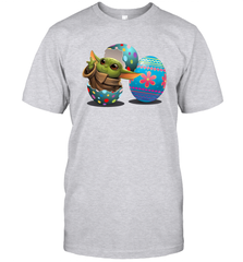 Easter Eggs Baby Yoda Men's T-Shirt - kambletee