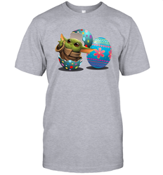Easter Eggs Baby Yoda Men's T-Shirt - kambletee