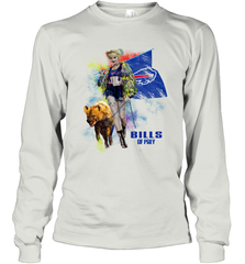 Harley Quinn Buffalo Bills Of Prey Long Sleeve T-Shirt - kambletee