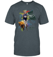 Harley Quinn New York Jets Of Prey Men's T-Shirt - kambletee