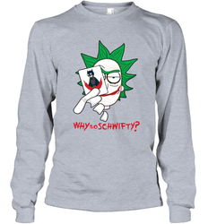 Rick and Morty Joker Why so Schwifty Long Sleeve T-Shirt - kambletee