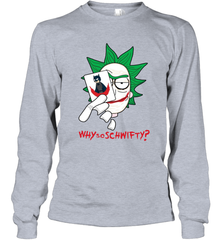 Rick and Morty Joker Why so Schwifty Long Sleeve T-Shirt - kambletee