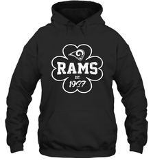 Patrick's Day Shamrock For Los Angeles Rams Fans Hoodie - kambletee
