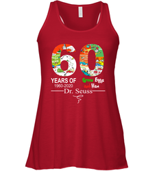 60 years of 1960 2020 Green Eggs and Ham Dr. Seuss Racerback Tank - kambletee