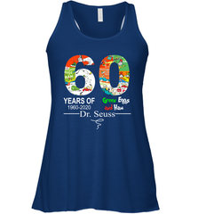 60 years of 1960 2020 Green Eggs and Ham Dr. Seuss Racerback Tank - kambletee