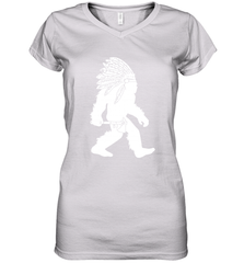 Native American Bigfot Women's V-Neck - kambletee