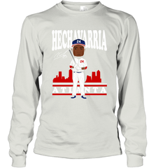 Adeiny Hechavarria toon Atlanta signature Long Sleeve T-Shirt - kambletee