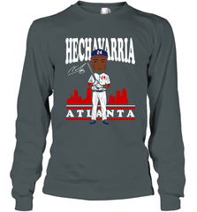 Adeiny Hechavarria toon Atlanta signature Long Sleeve T-Shirt - kambletee